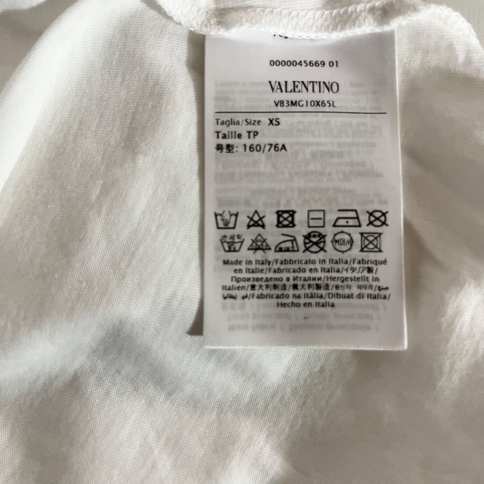 極美品】VALENTINO ヴァレンティノ リップ スパンコール Tシャツ XS  