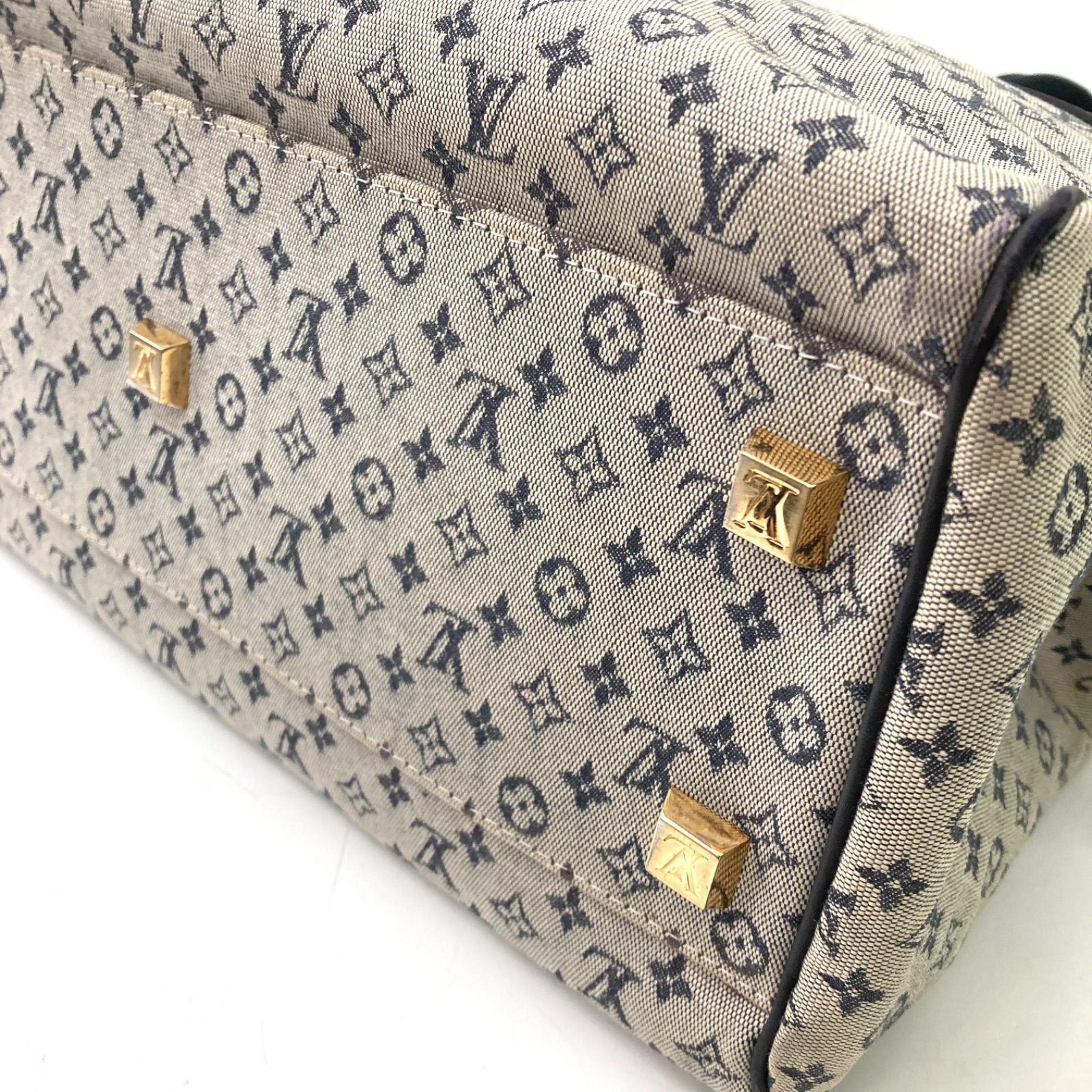 LOUIS VUITTON】ルイヴィトン ジョセフィーヌGM ネイビー ハンドバッグ 
