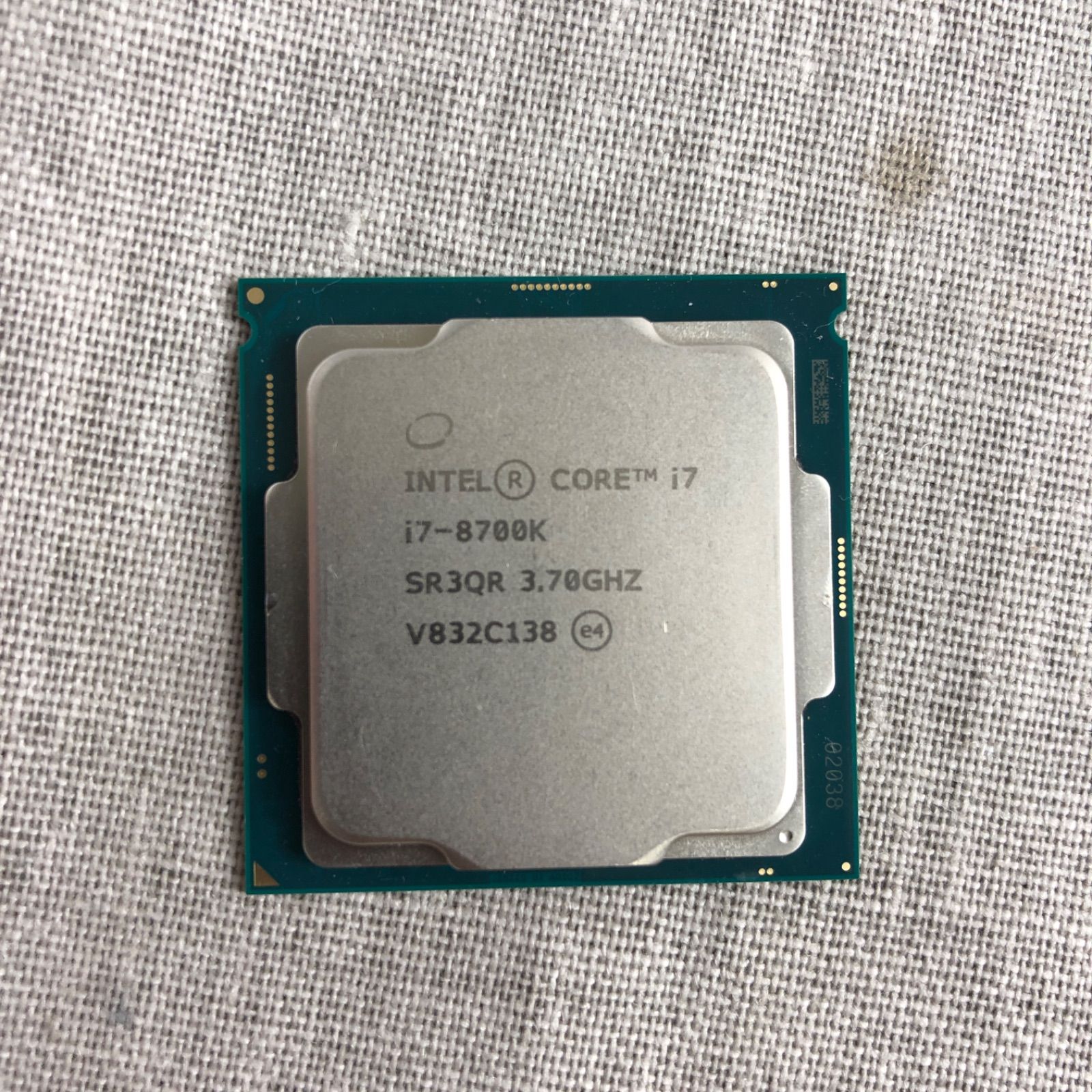 CPU Intel Core i7-8700K【BIOS起動確認済】/CPU_M230525