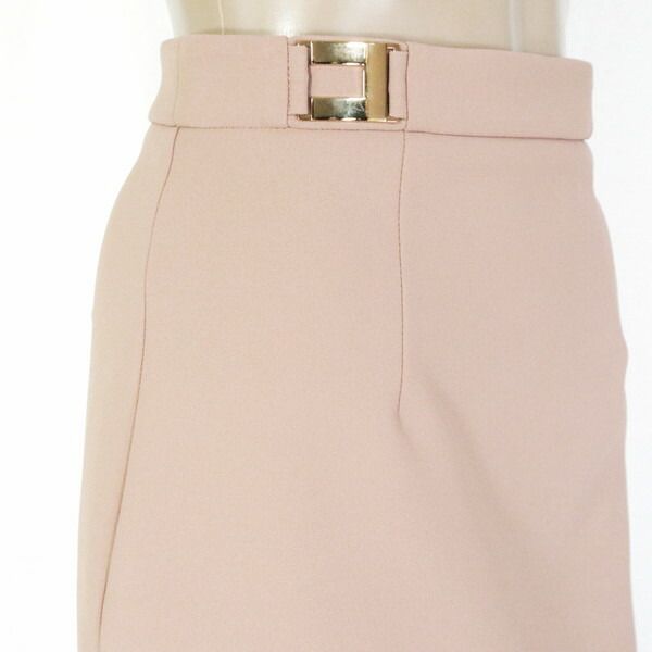 80 OFF エリザベッタフランキ ELISABETTA FRANCHI スカート 40 ESK692 Sサイズ ピンクベージュ レディース ミニ丈スカート タイトスカート 台形 イタリア製 GULLKHAN_COM