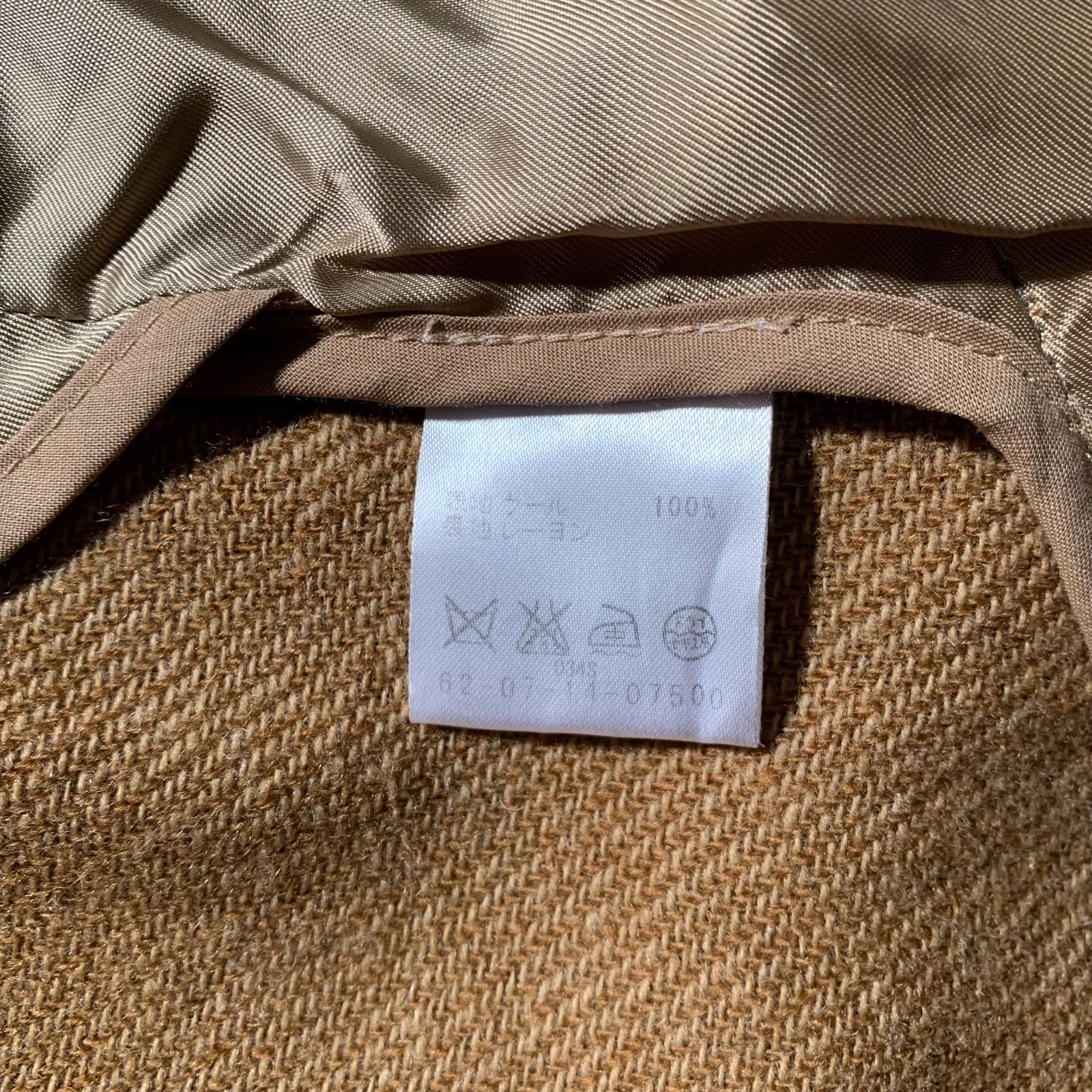 E.TAUTZ ウールダブルブレストジャケット ハンドメイド 本切羽