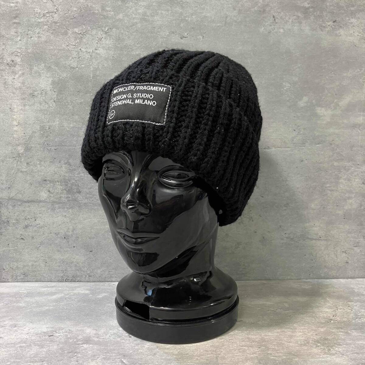 MONCLER 7 MONCLER × FRAGMENT BEANIE ビーニー ニット帽