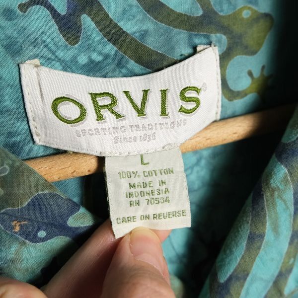 90s00s ヴィンテージ オービス orvis 総柄 ツリーカモ イージパンツ 90's 00's オービス ORVIS 総柄 オープンカラー ボックス シャツ