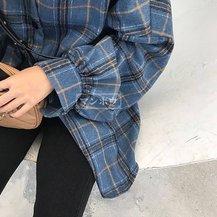 希少美品✨マディソンブルー BDシャツ チェック柄 長袖 05 大きいサイズ 希少美品✨マディソンブルー BDシャツ チェック柄 長袖 05