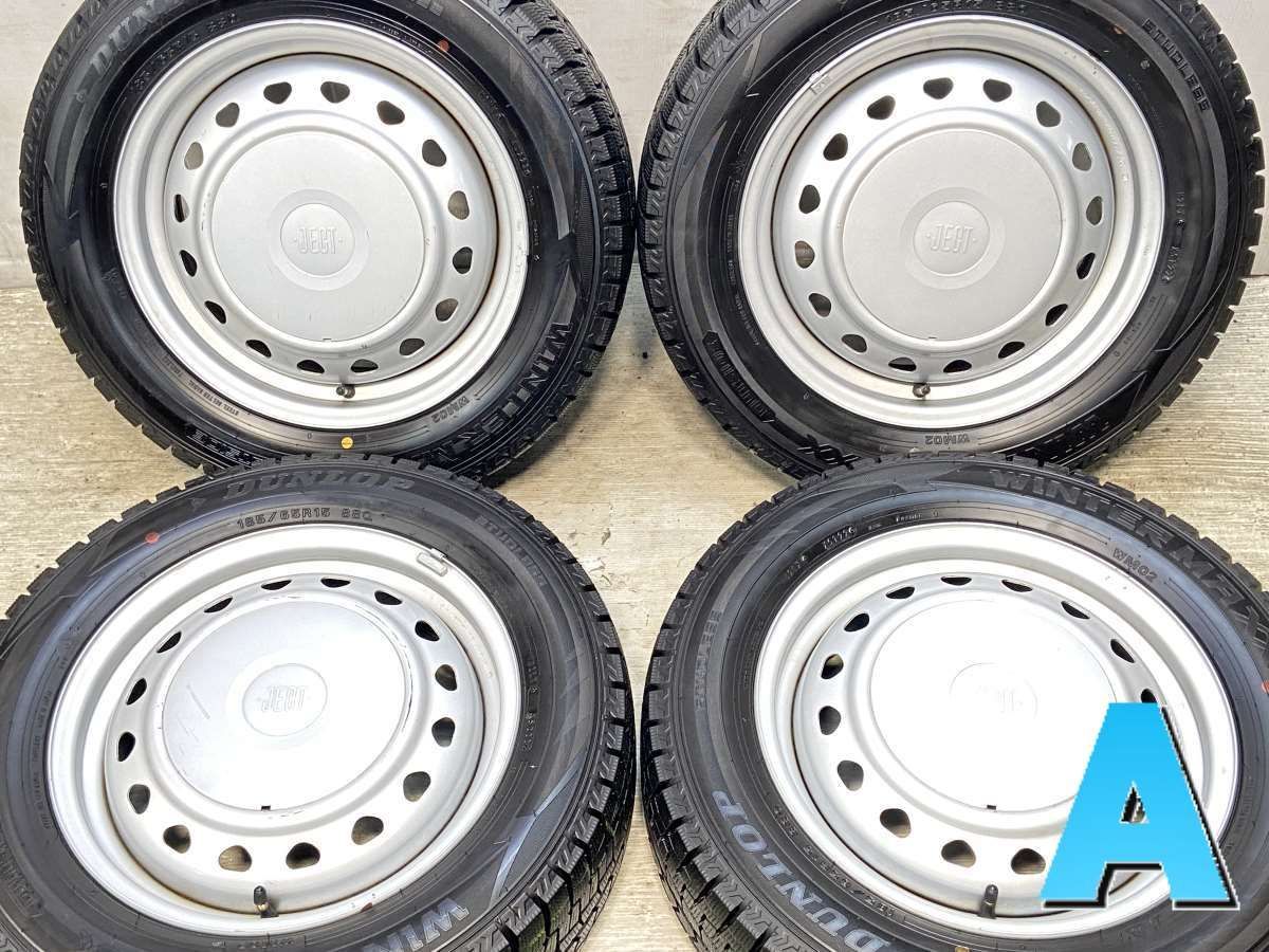 185|65R15 ダンロップ ウィンターマックス WM02 JECT 15x5.5 100|114.3-4穴 タイヤ スタッドレスタイヤ ホイールセット 4本セット w15250223002