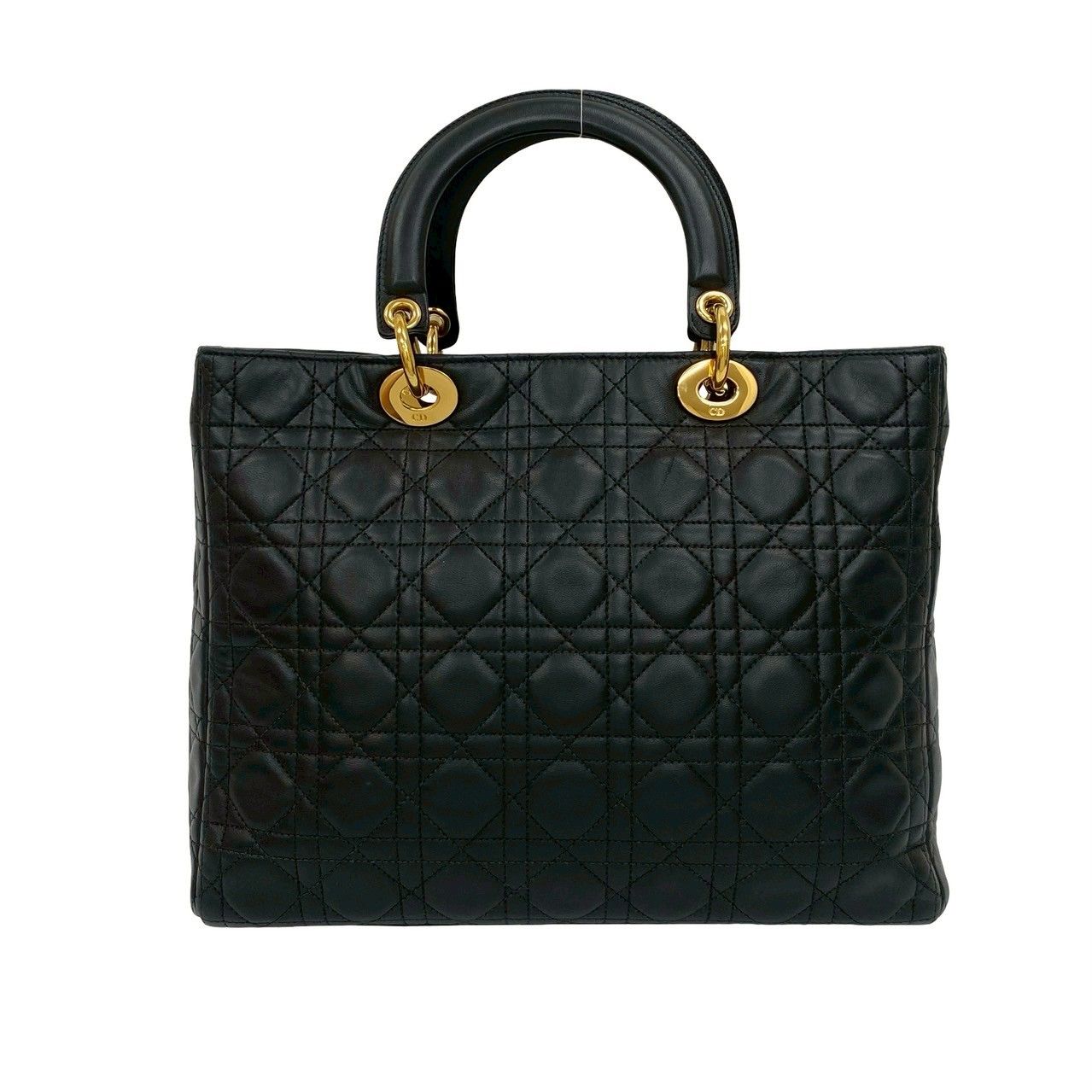 極 美品 Christian Dior ディオール レディディオール カナージュ  