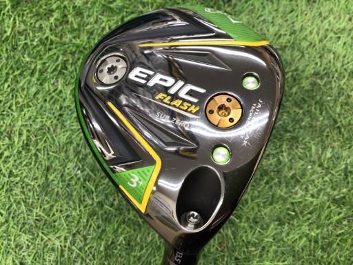 キャロウェイ EPIC FLASH SUBZERO 3W フェアウェイウッド FW Speeder EVOLUTION V FW 60 フレックスS メンズ 男性用 右利き 右用 Cランク ゴルフクラブ