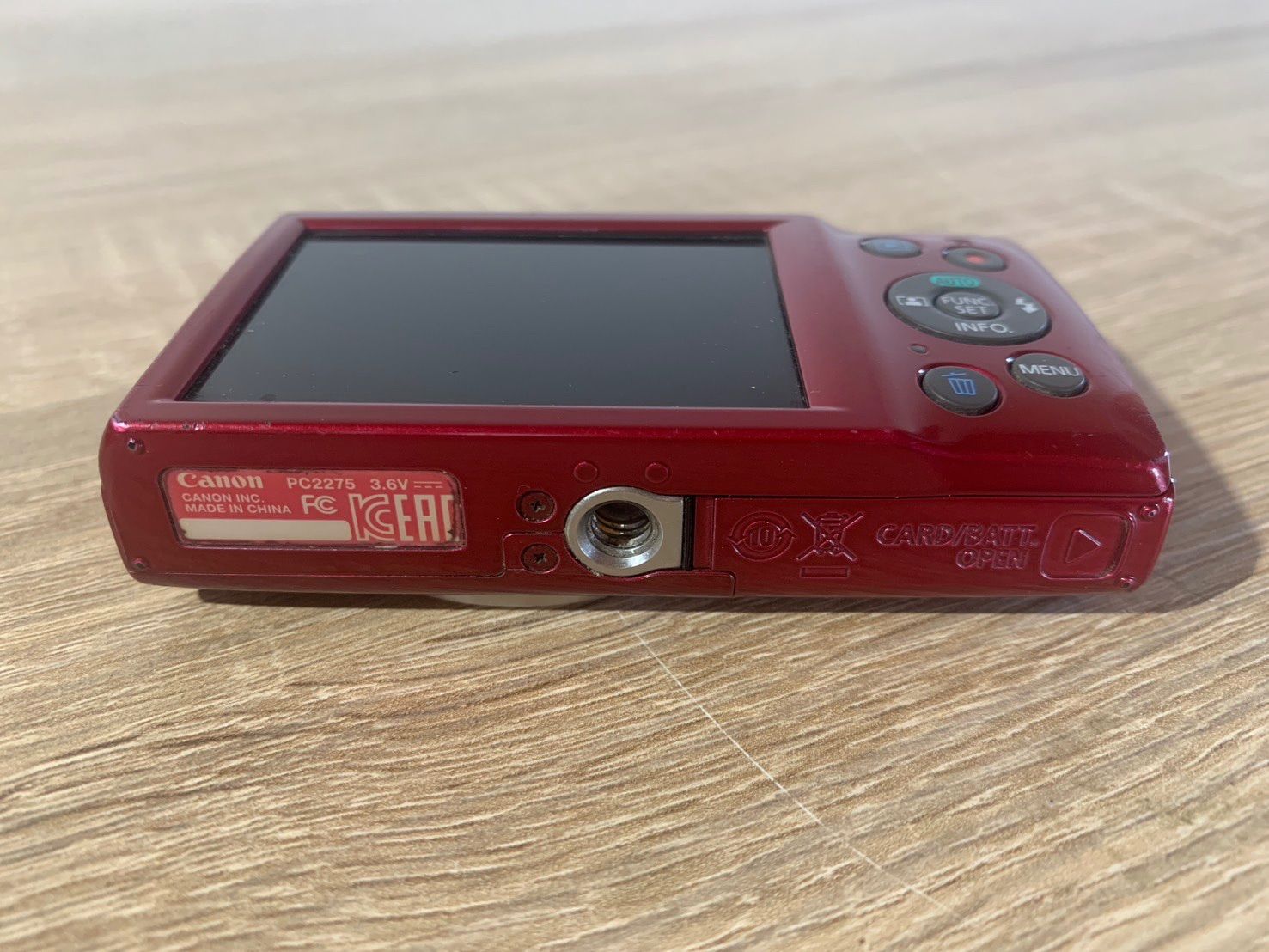  5698 Canon IXY 180 レッド デジカメ コンパクトデジタルカメラ デジタルカメラ