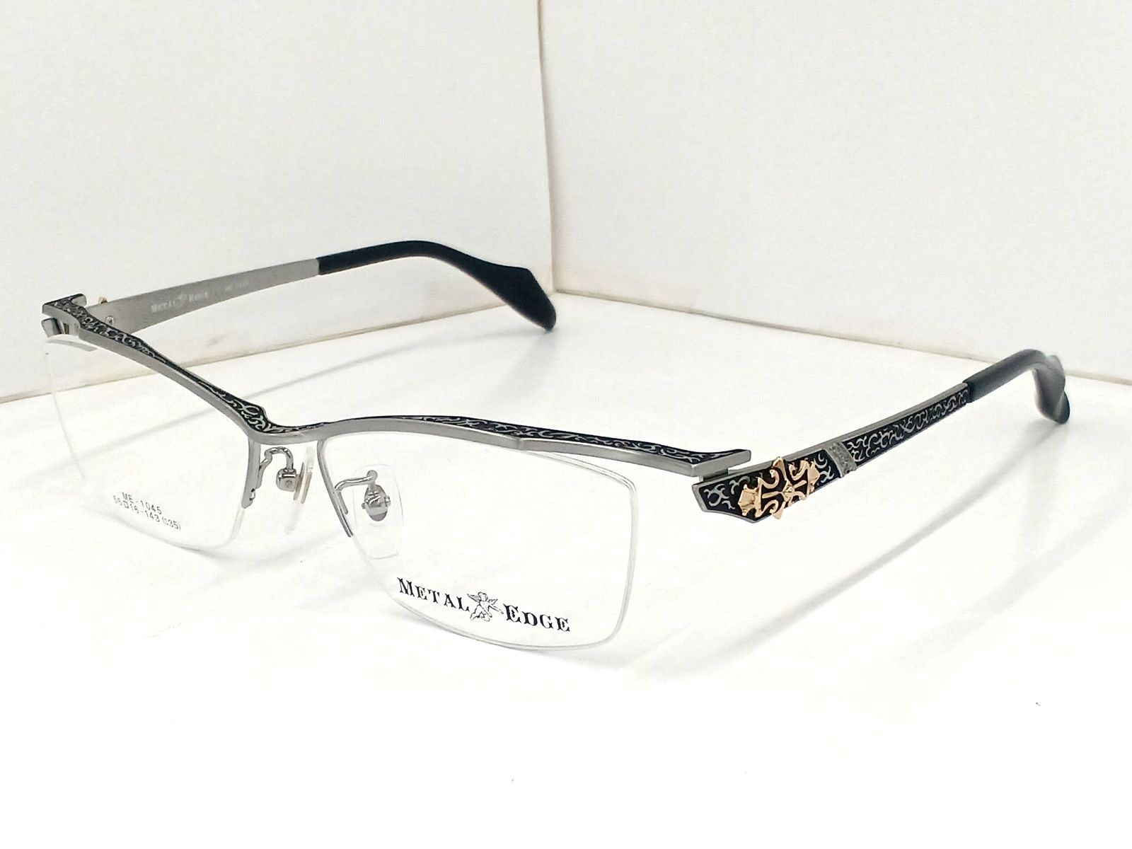 サンプラチナ 丸メガネ SP-36 錆びにくいサンプラチナ丸めがね セル