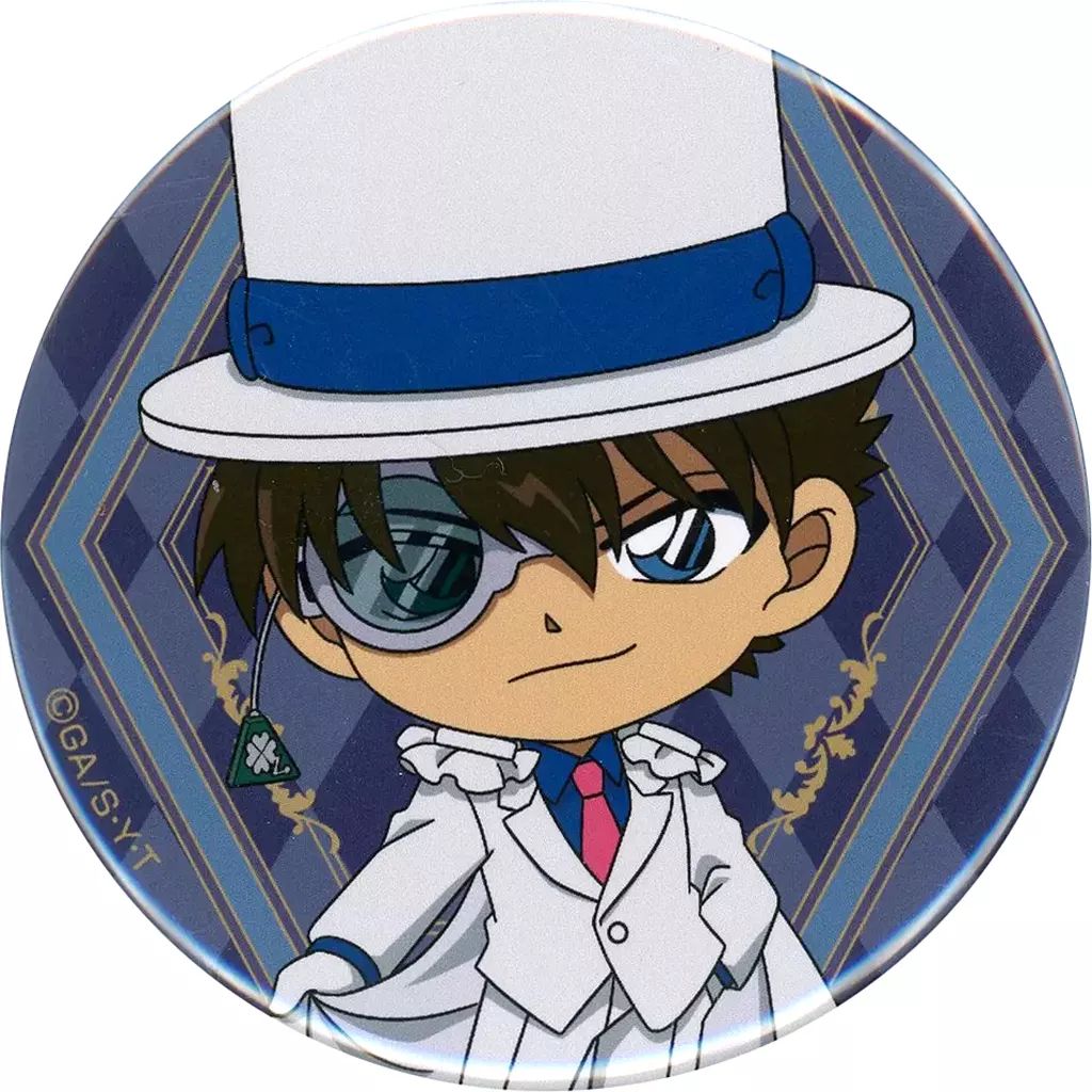 中古】バッジ・ピンズ 怪盗キッド 「名探偵コナンカフェ2025 缶バッジ