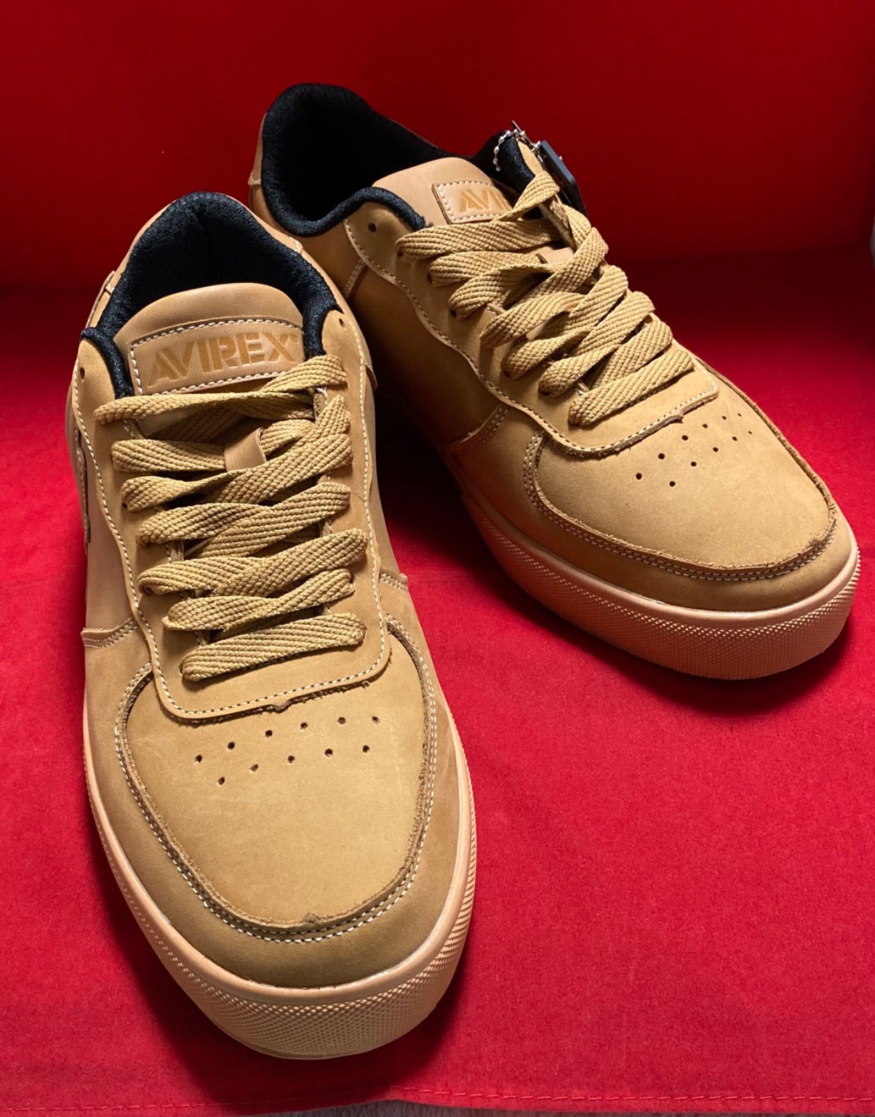 AVIREX AIR FORCEスニーカー【GOLD NUBUCK】