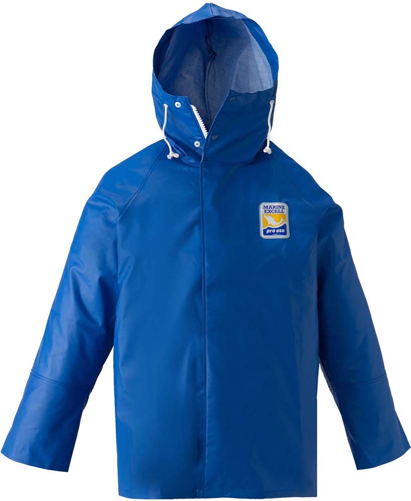 ロゴス LOGOS アウトドア マリンエクセル パーカー ブルー M ジャケット レイン 防水 撥水 水産業 遠洋・中近海作業 湾岸作業 養殖業 水産加工業  12030153 ロゴス LOGOS アウトドア マリンエクセル パーカー ブルー M