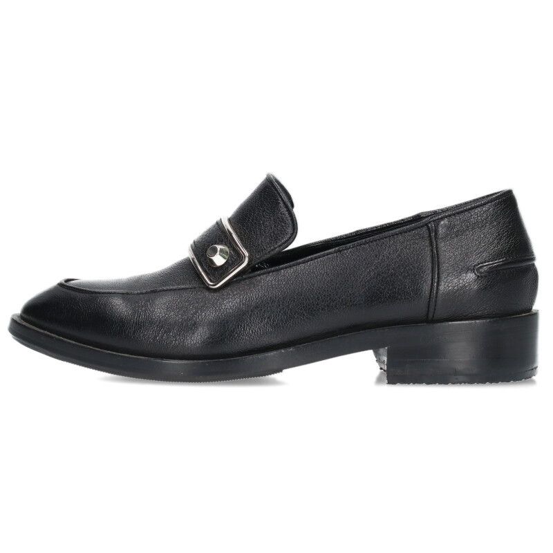 正規店購入BALENCIAGA スタッズ付きローファー 黒 36 正規店購入