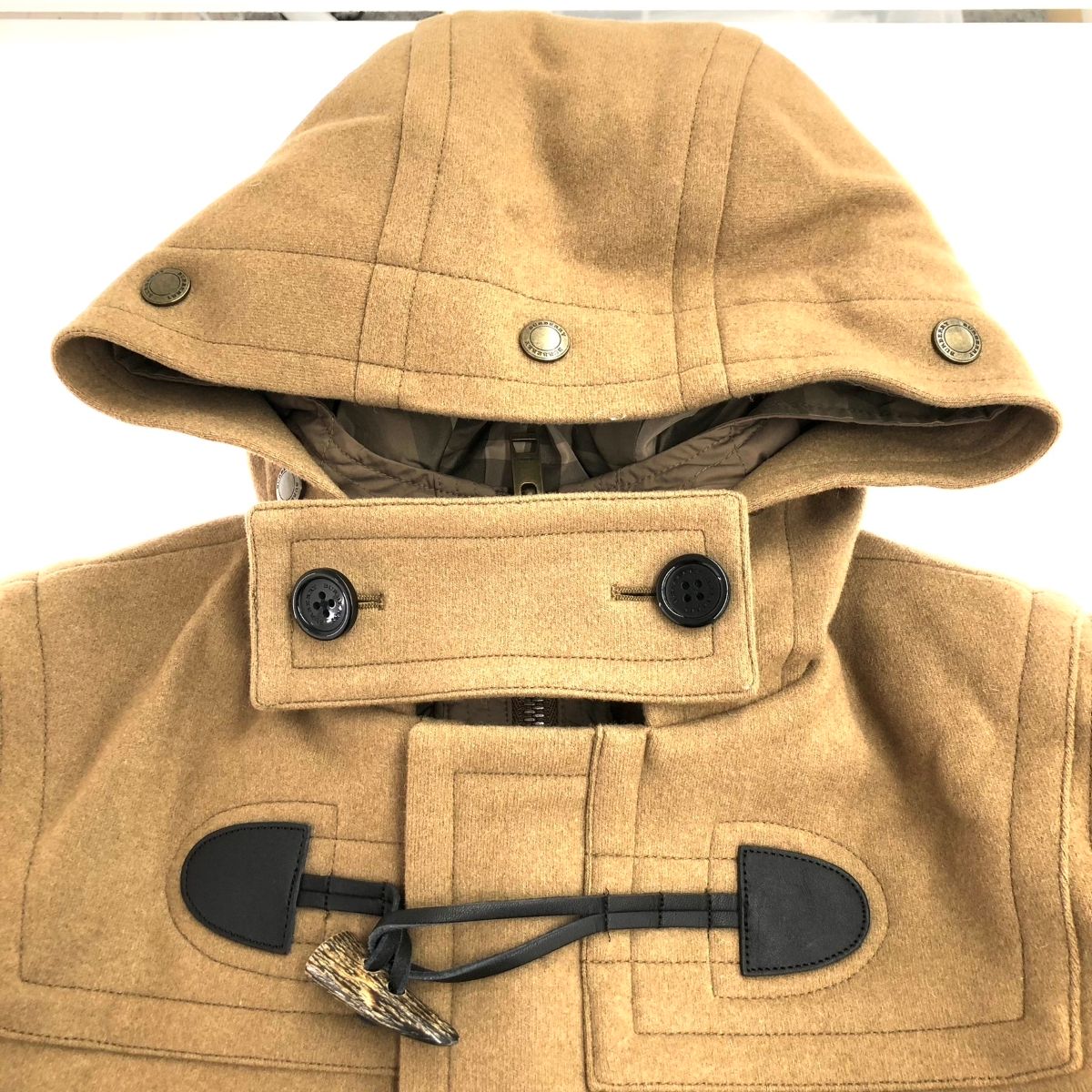 良好 BURBERRY LONDON バーバリーロンドン フーデッドダッフル コート