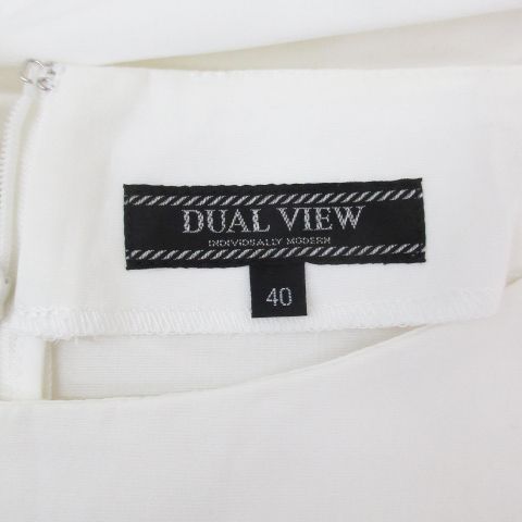 デュアルヴュー DUAL VIEW フレアワンピース プリーツ ロング丈 長袖  