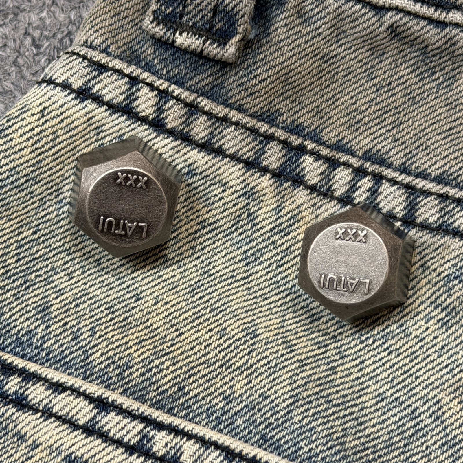 参考上代44000円 LATUI ATELIER RAIN WALKER JEANS レインウォーカー