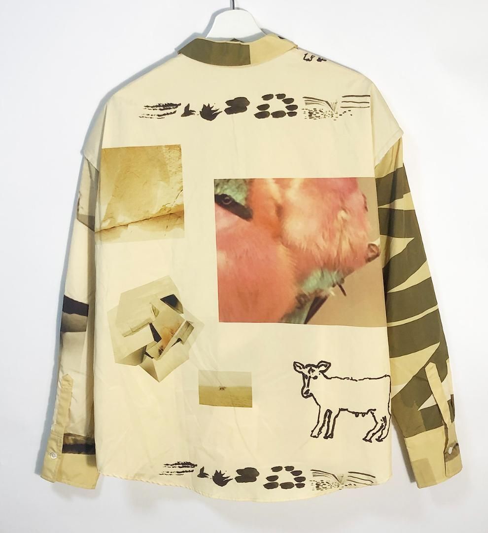 ランウェイ着用□17AW Name(ネーム)オリジナルパ オーバーサイズシャツ  