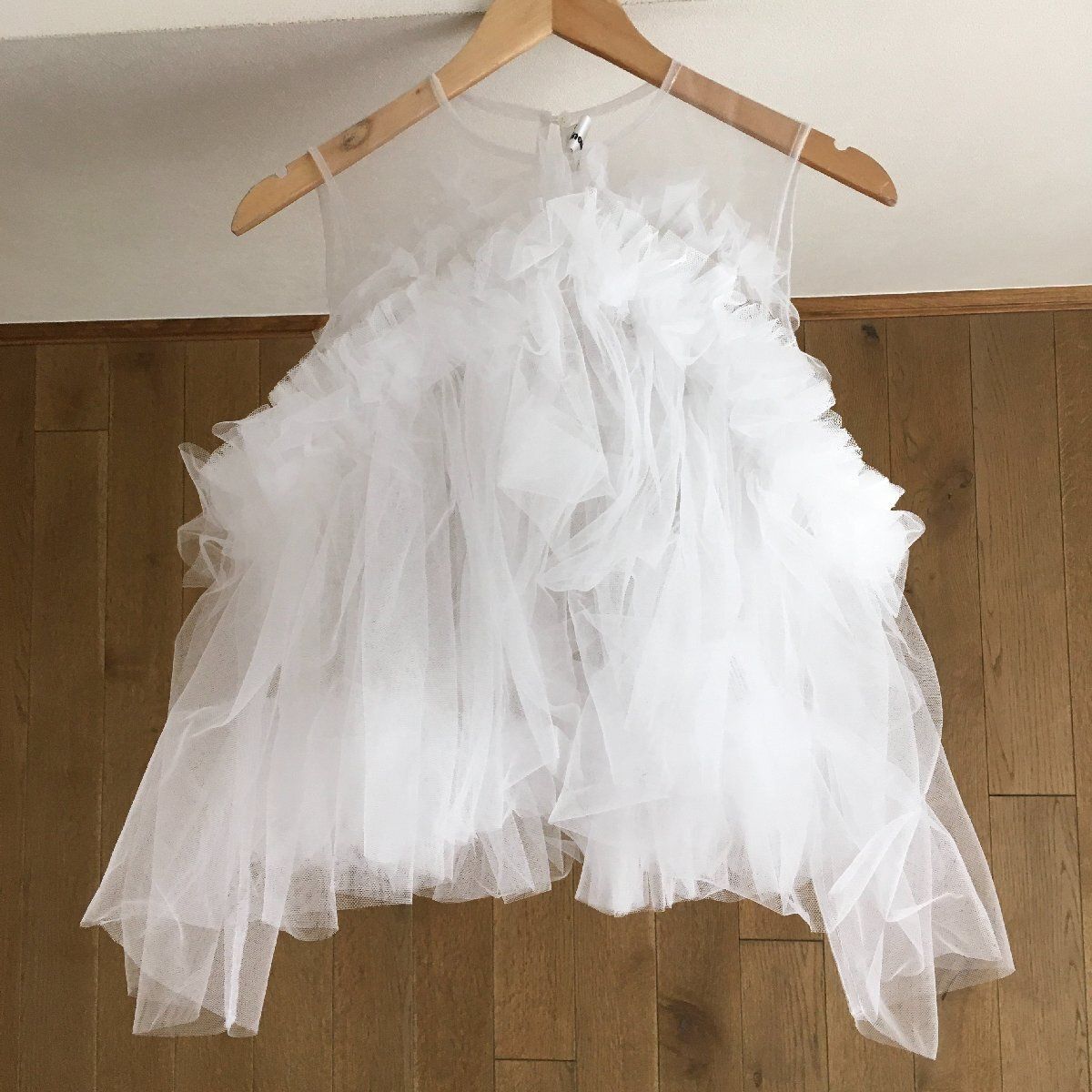 AD2025 noir kei ninomiya ノワール ケイ ニノミヤ ナイロンチュールトップスS 3O-B003-051