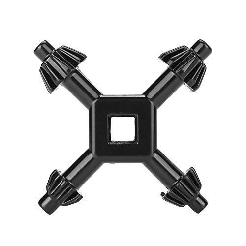 xuuyuu ドリルチャックキー 4 in 1 チャックハンドル 多機能 高品質 耐久性 ほとんどのドリルや電動工具に適応