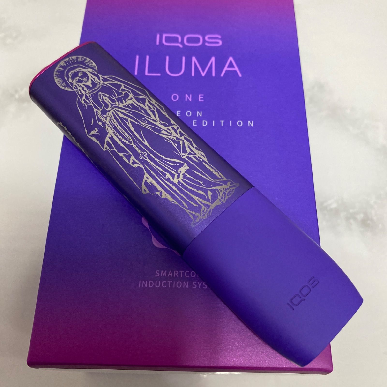 iQOS ILUMA ONE アイコス イルマ ワン 加工 聖母 マリア 聖書 ロザリオ ...