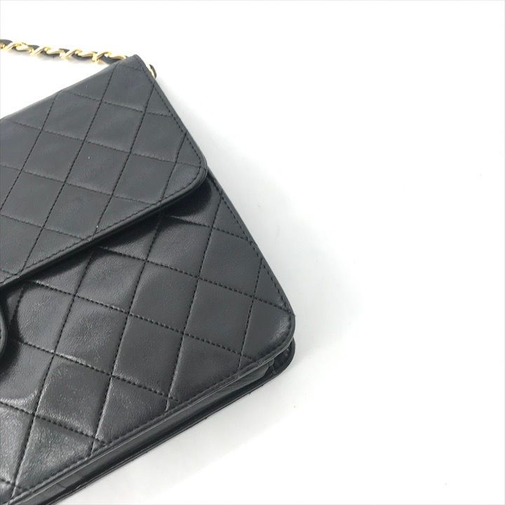 良品 CHANEL シャネル ココマーク マトラッセ ラムスキン プッシュ