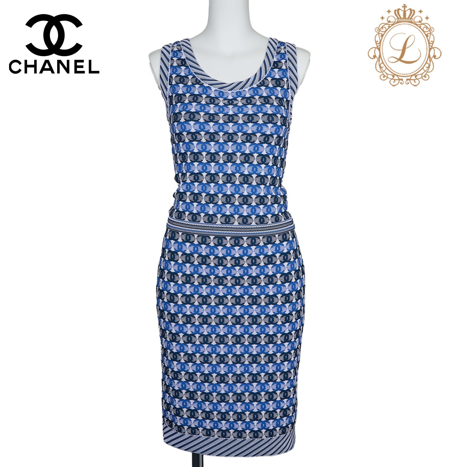 返品可】CHANEL シャネル ココマーク CCジャガード セットアップ  