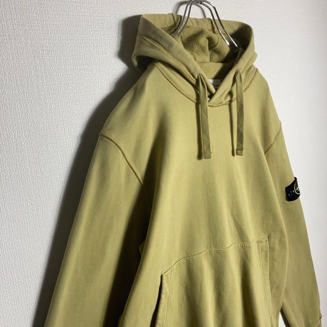 あんしん鑑定商品】ストーンアイランド パーカー ワッペンロゴ XL