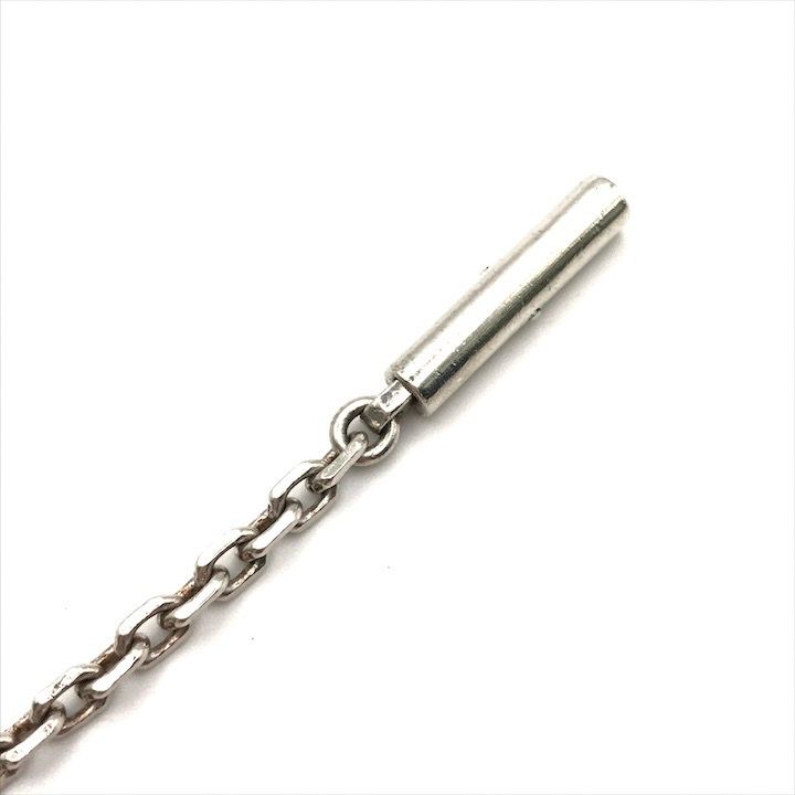 良品 HERMES エルメス セリエ SV925 バッグ チャーム キーリング