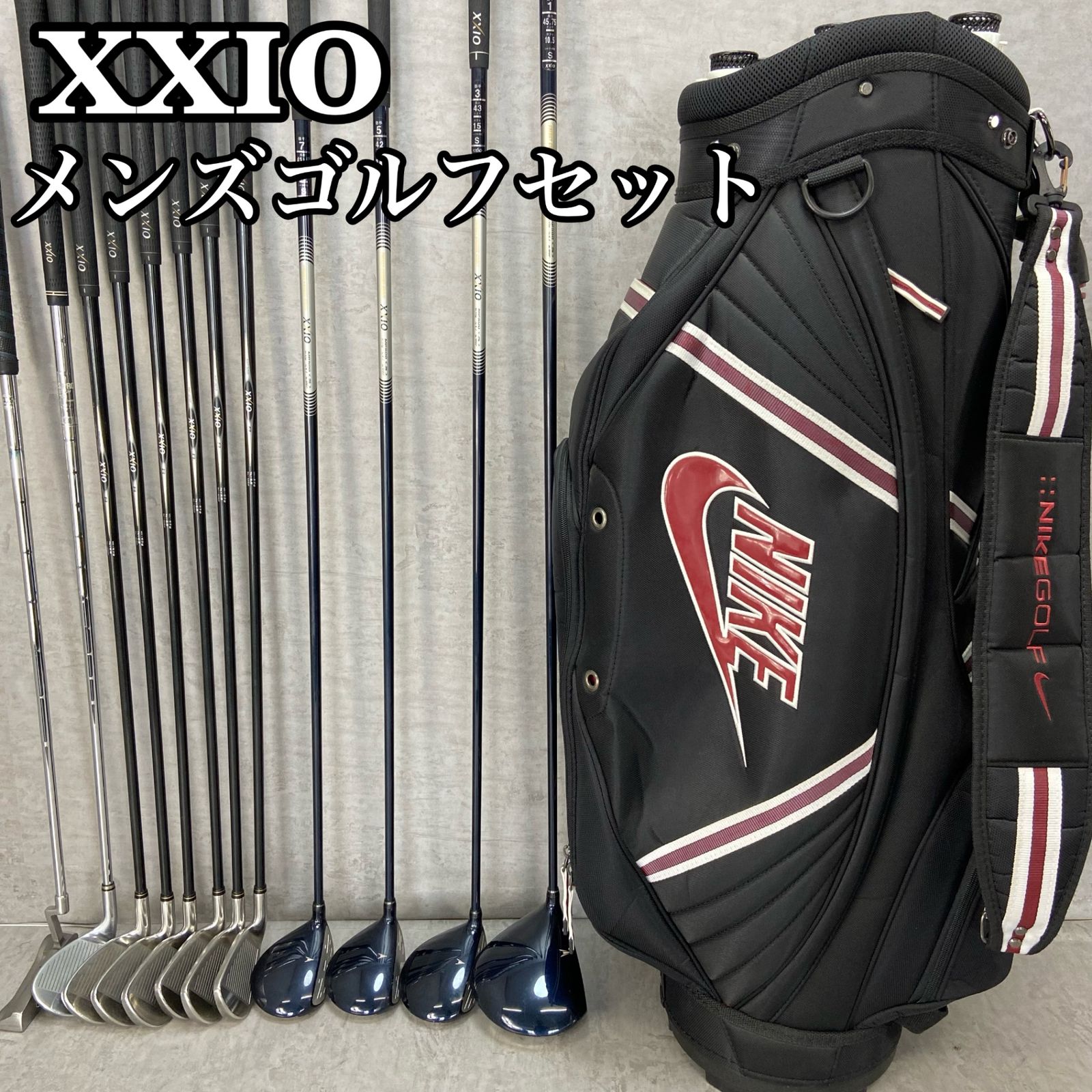 XXIO ゼクシオ メンズゴルフ12本セット カーボン 右利き用 NIKE ...