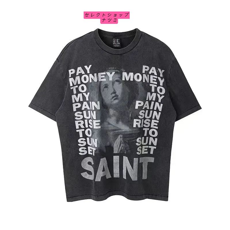 SAINT MICHAEL セントマイケル Tシャツ ブラック 黒 サイズ:L | 25SS