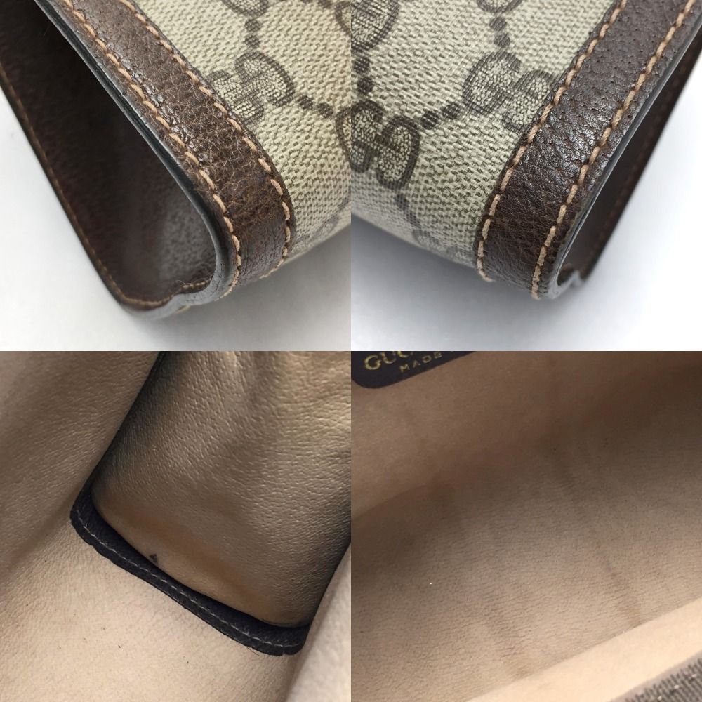 GUCCI グッチ GG柄 オールドグッチ セカンドバッグ 37・014 シェリー