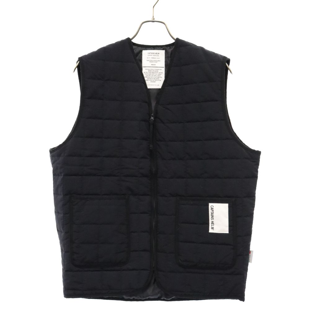 CAPTAINS HELM (キャプテンズ ヘルム) Thinsulate LIGHT WORK VEST ライトワーク キルティング ベスト ブラック CH22-AW-J01