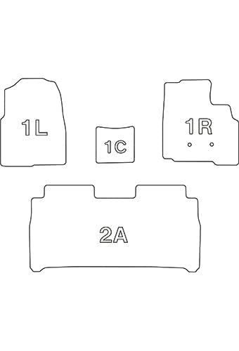 クラッツィオ Clazzio フロアマット 立体タイプ 1台分セット N-WGN N-WGNカスタム 2WD車 R1 8 NEWラバータイプ ブラック EH-2025 5EEHB2025K