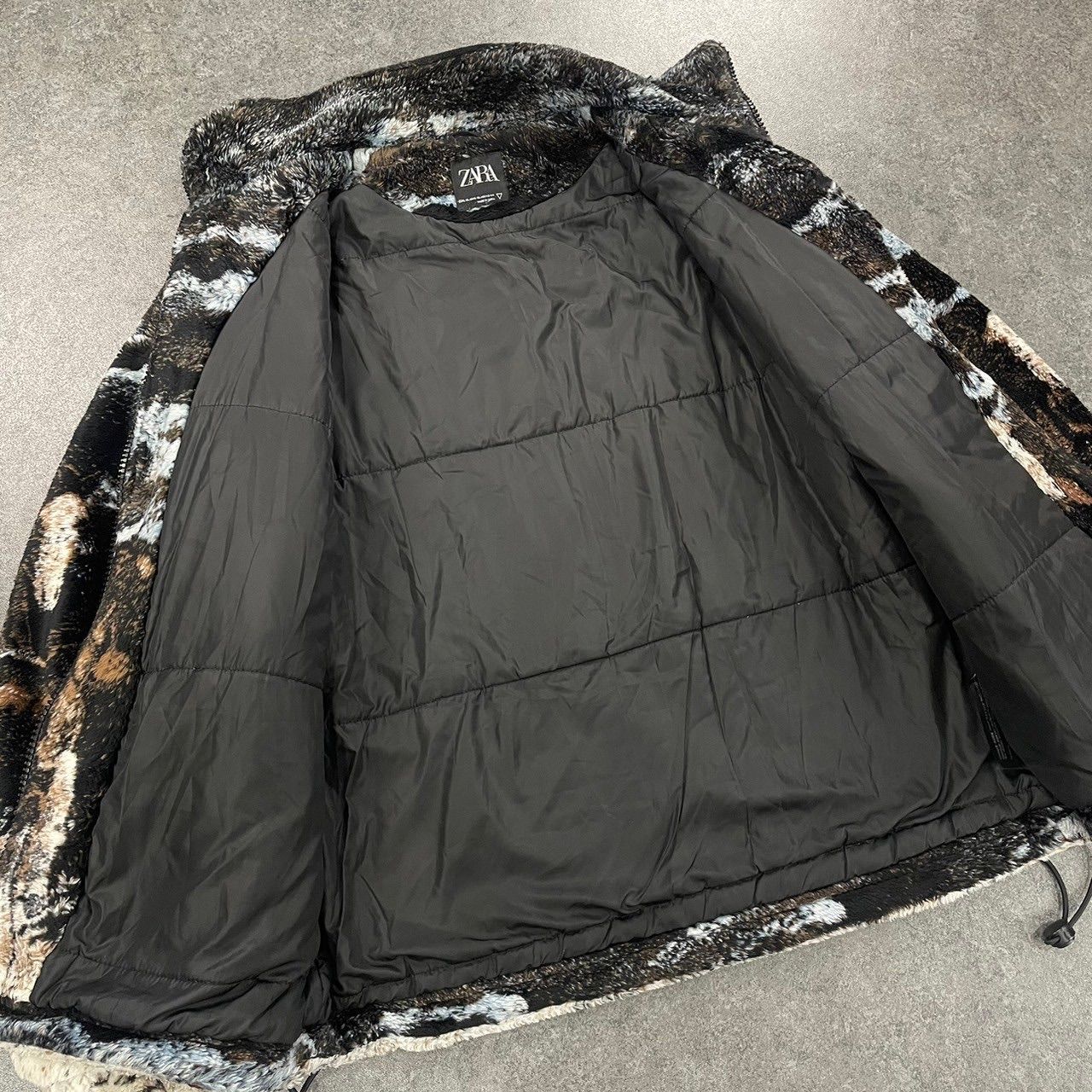 ZARA Boa Fleece Jacket Full Zip ザラ ボアフリースジャケット ジップ 