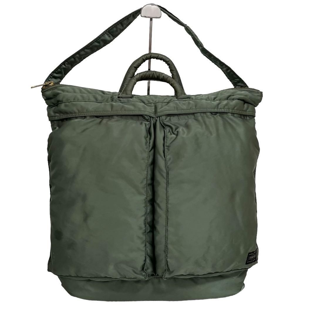 3998 PORTER TANKER 2WAY HELMET BAG GREEN - メルカリ