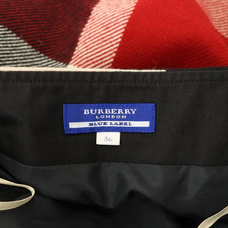 バーバリーブルーレーベル BURBERRY BLUE LABEL ベルト付き