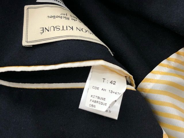 MAISON KITSUNE(メゾンキツネ) FOX BROTHERS 2B ジャケット【A31037  