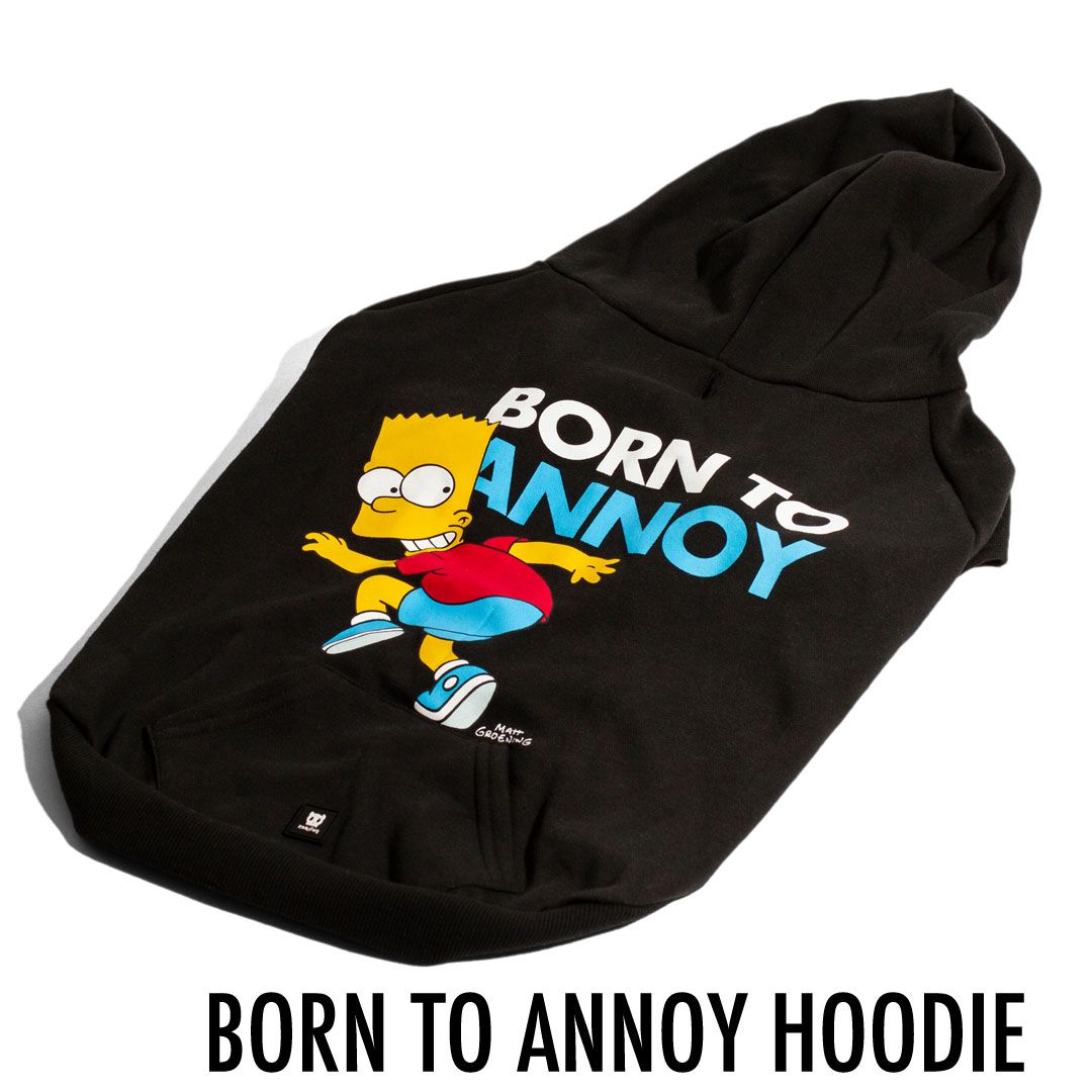 ジードッグzee.dog  シンプソンズ コラボレーション 世界一斉発売zee.dog  ジードッグ　SIMPSONS LIMTED COLLECTION  HOODIE/フーディー  サイズM (中型犬用) 