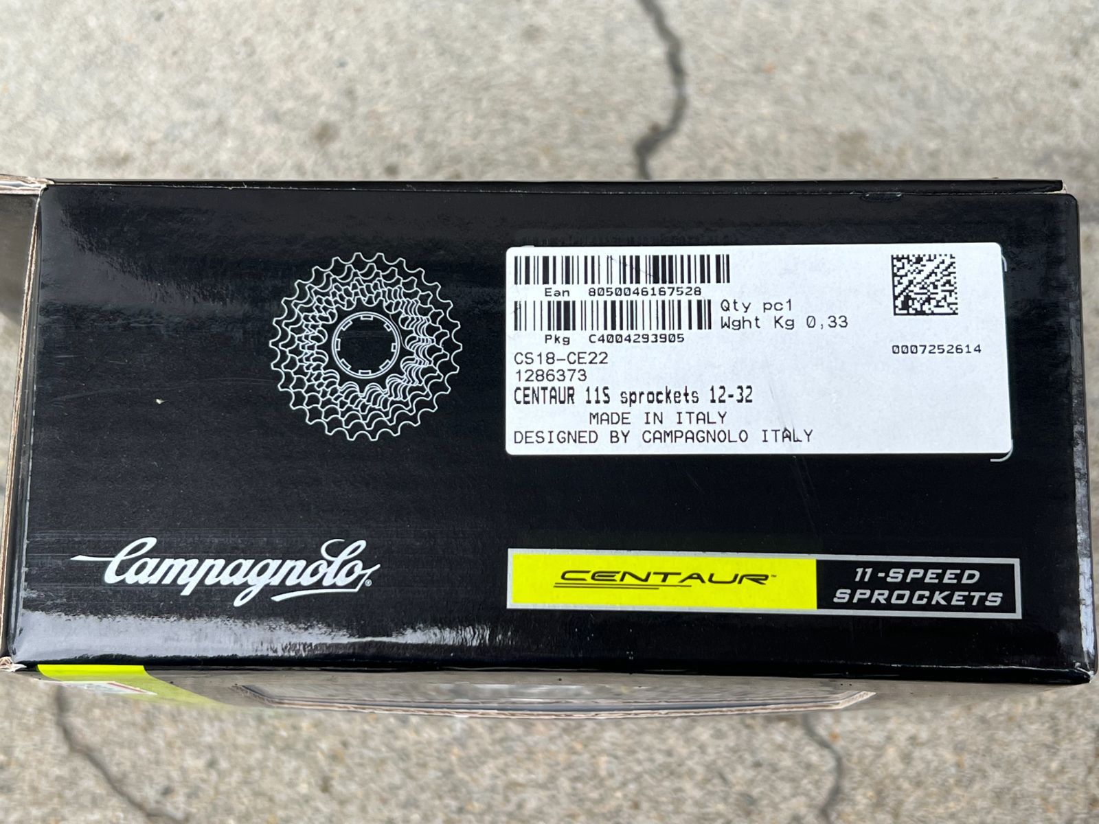 Campagnolo CS18-CE22 CENTAUR カセットスプロケット 11s 12-32T