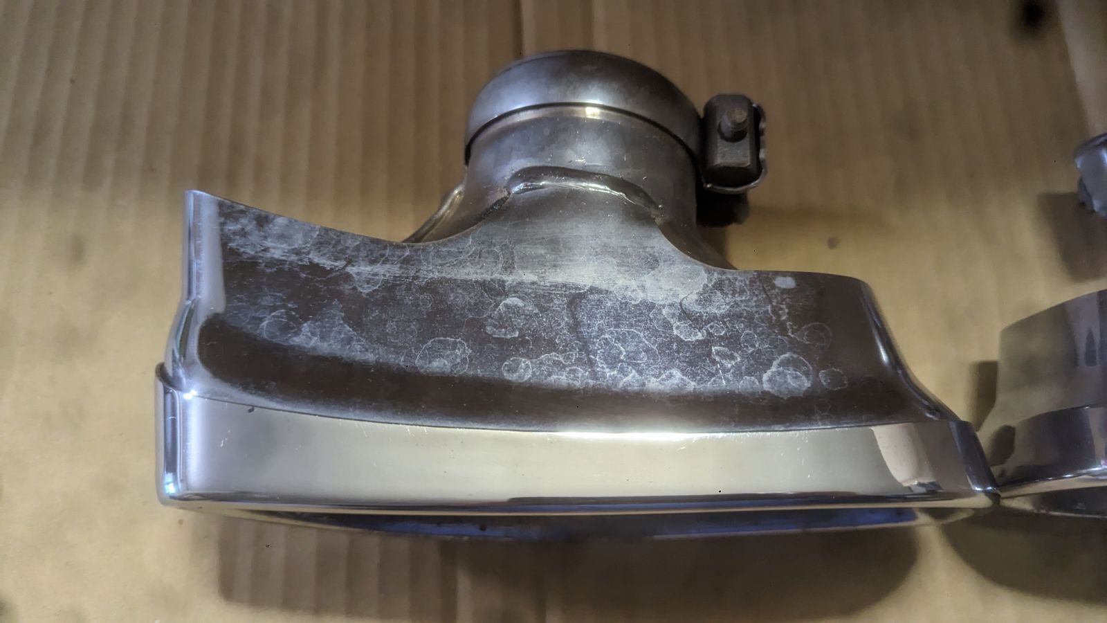 ポルシェ997 純正マフラーカッター マフラーエンド 左右セット 2個