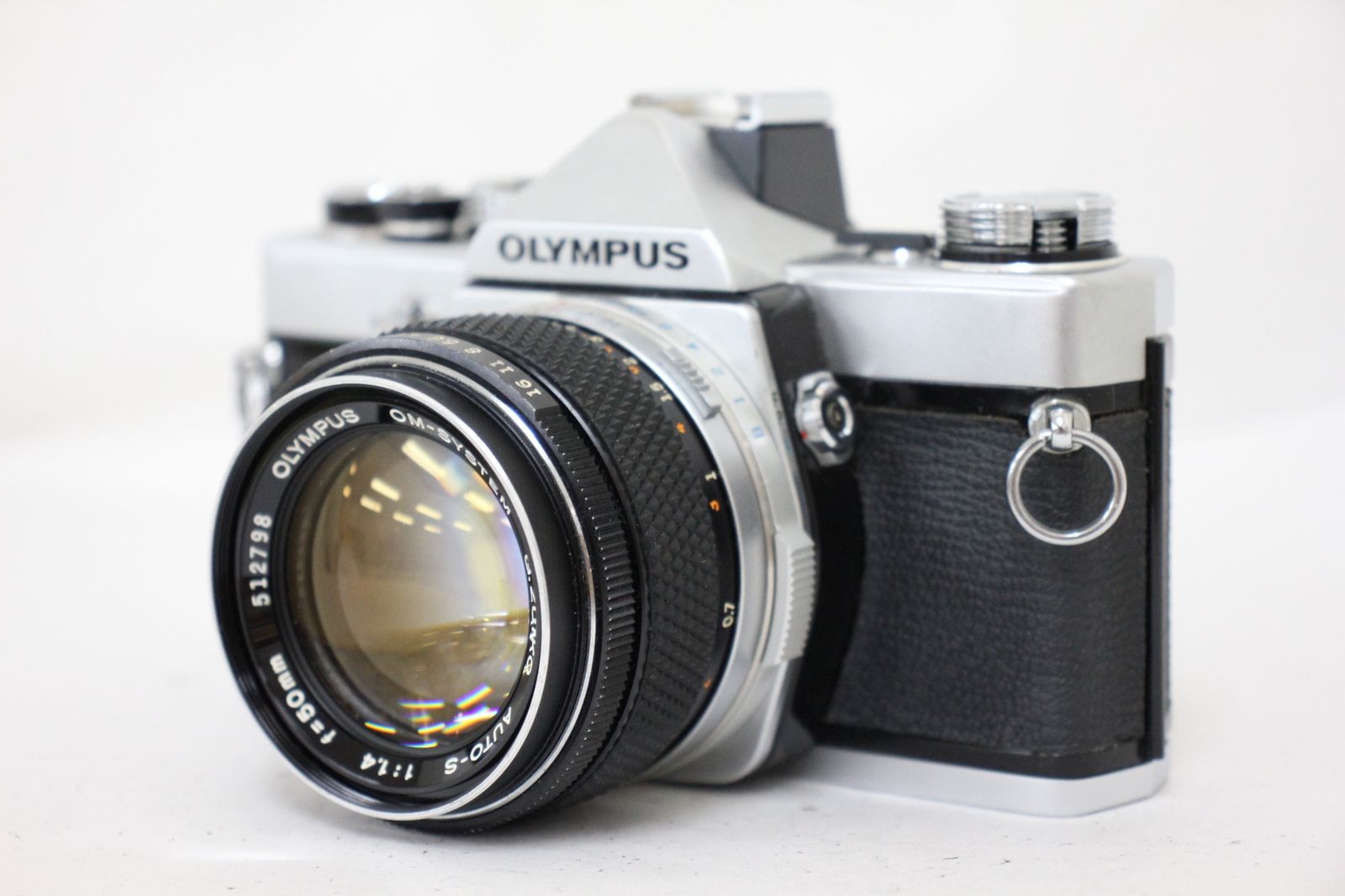 返品保証 オリンパス Olympus OM-1 G.Zuiko Auto-s 50mm F1.4 ボディレンズセット e526