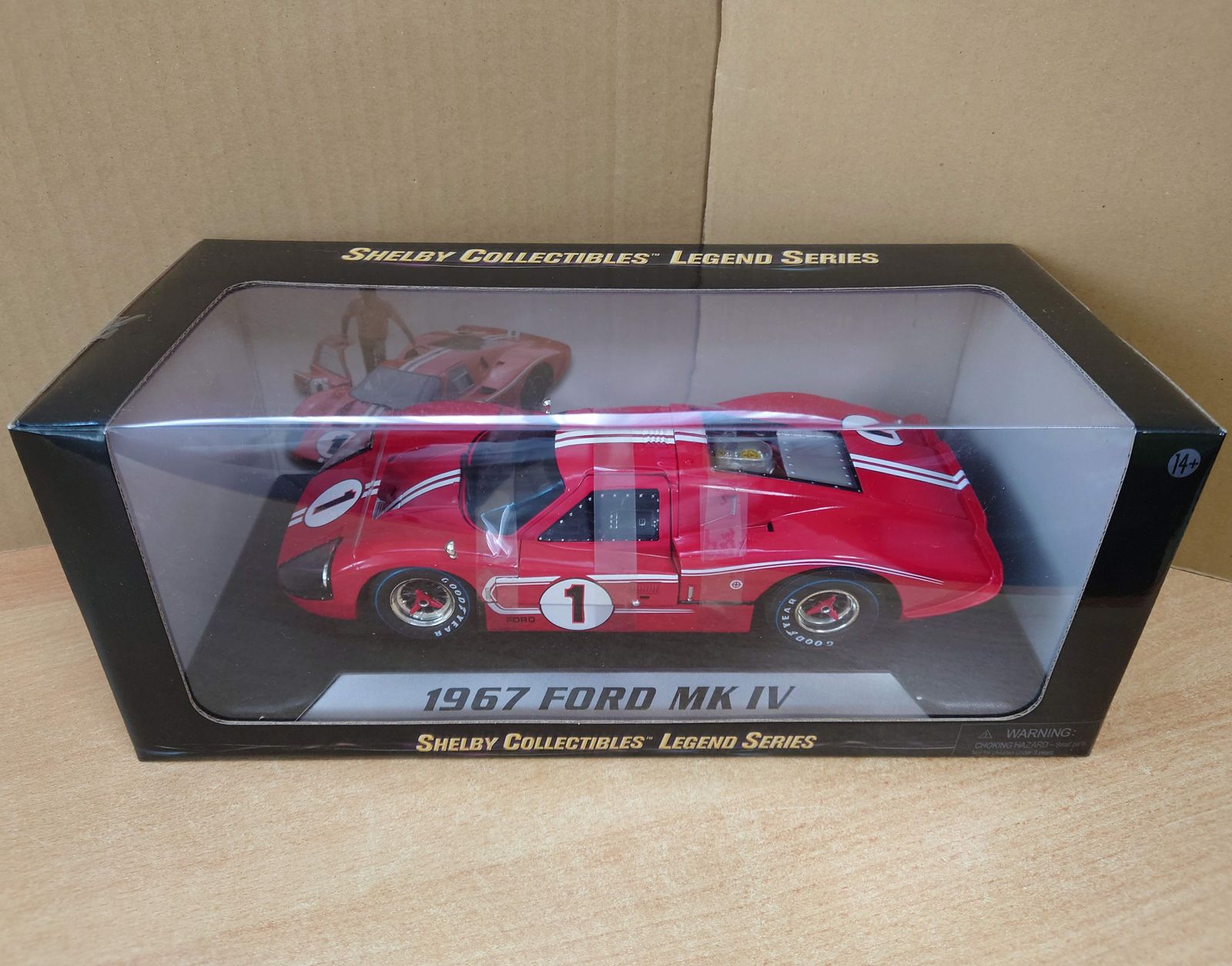 1967 Ford GT40 Mk IV at Le Mans #1 in 1:18 Scale Dan Gurney
