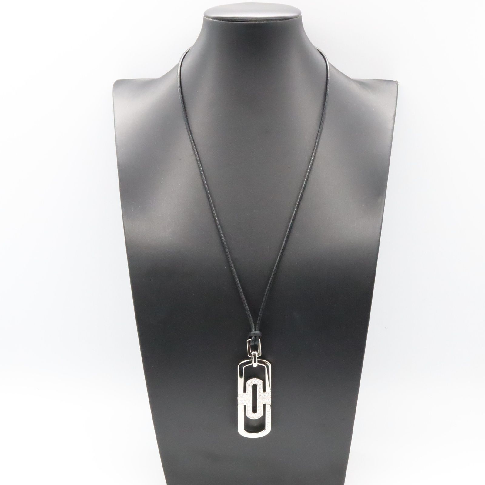 ブルガリ BVLGARI ネックレス パレンテシネックレス ハーフダイヤ 首回 
