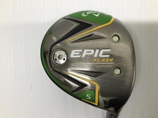 【中古】 キャロウェイ EPIC FLASH STAR  5W フェアウェイウッド FW 純正特注シャフト (フレックスR) メンズ 男性用 右利き 右用 Dランク ゴルフクラブ