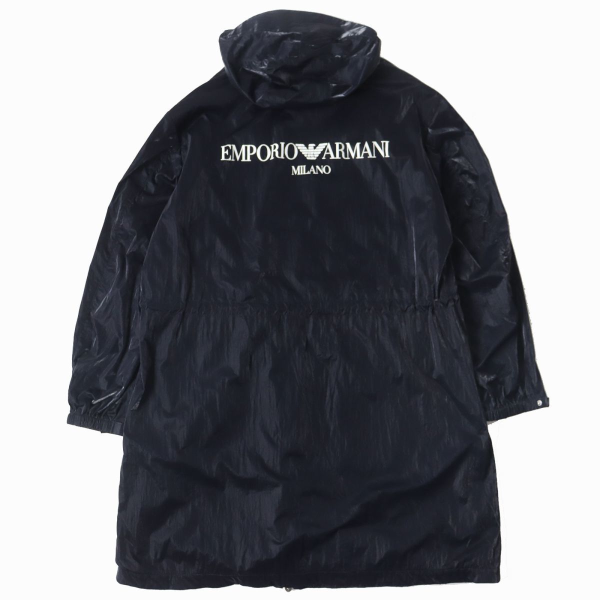 柄デザイン無地再々値下げ Emporio Armani 伊製黒woolジャケット