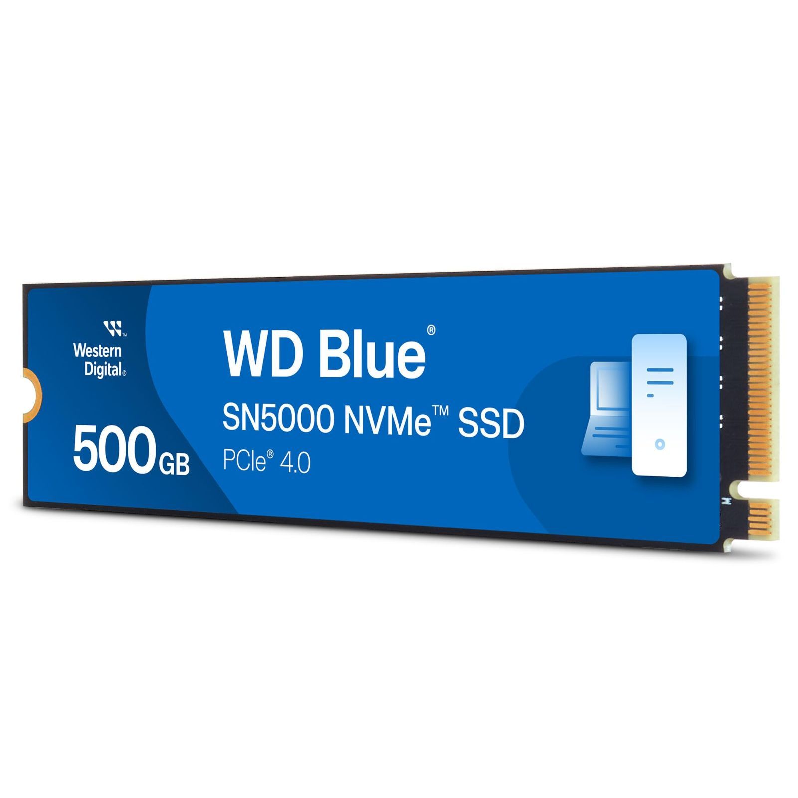 新品 Western Digital ウエスタンデジタル 内蔵SSD 500GB WD Blue SN5000 (読取り最大 5000MB/秒) M.2-2280 NVMe WDS500G4B0E-EC 【国内正規代理店品】