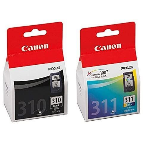 【在庫セール】【純正品】CANON FINEカートリッジ BC-310(ブラック) + BC-311(3色カラー)セット