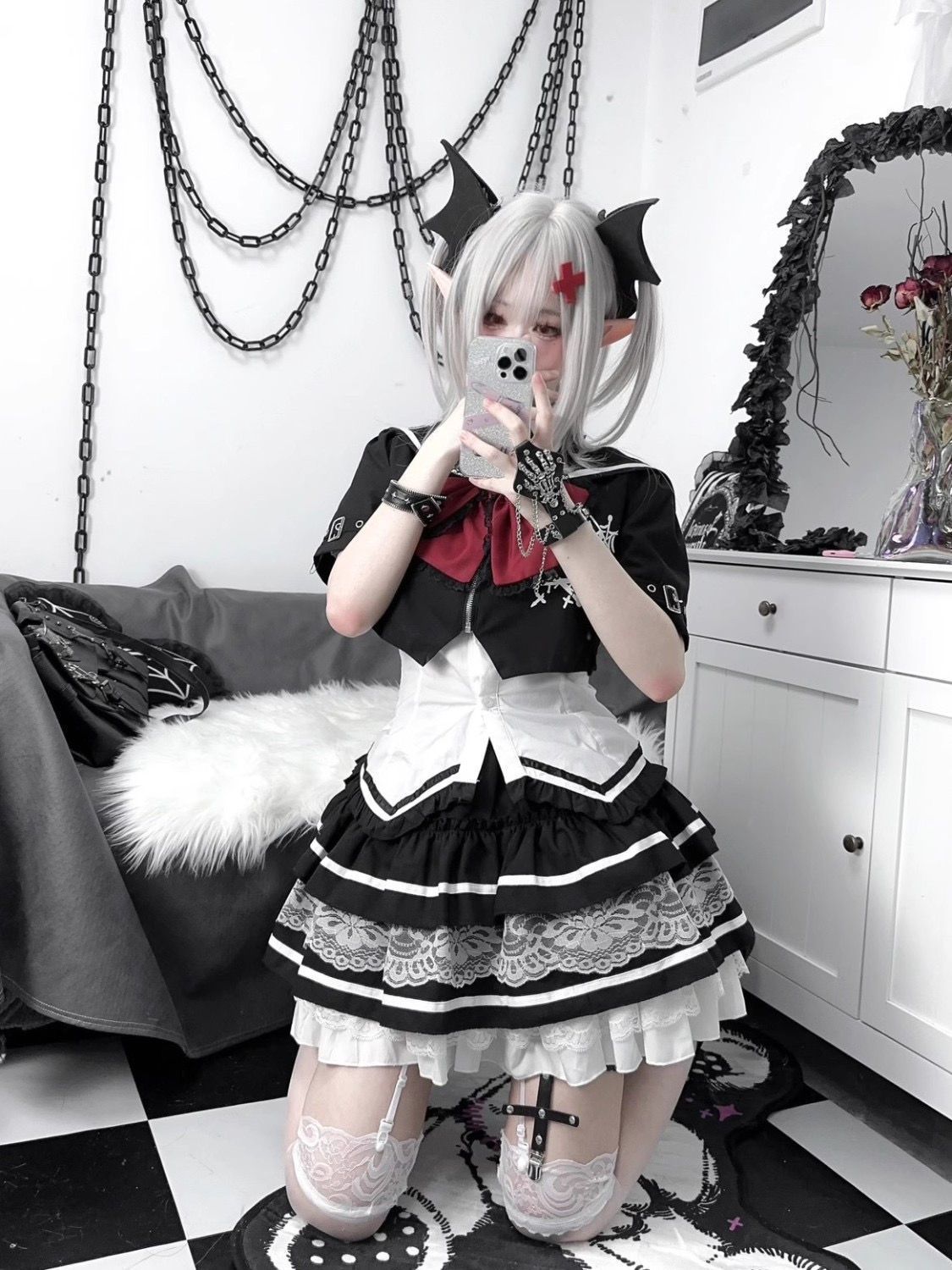 初獣猫アズールレーン 能代コスプレ衣装ウィッグ・靴追加可 初獣猫アズールレーン 能代コスプレ衣装ウィッグ・靴追加可