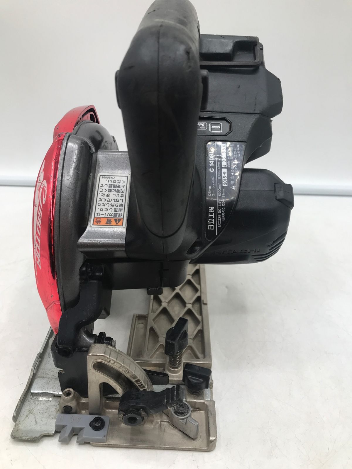 成功 品 HITACHI 日立工機 14.4v125mmコードレス丸のこ C14DBL NN ITQ1T36E9GLW エコツール岡崎岩津店 M02