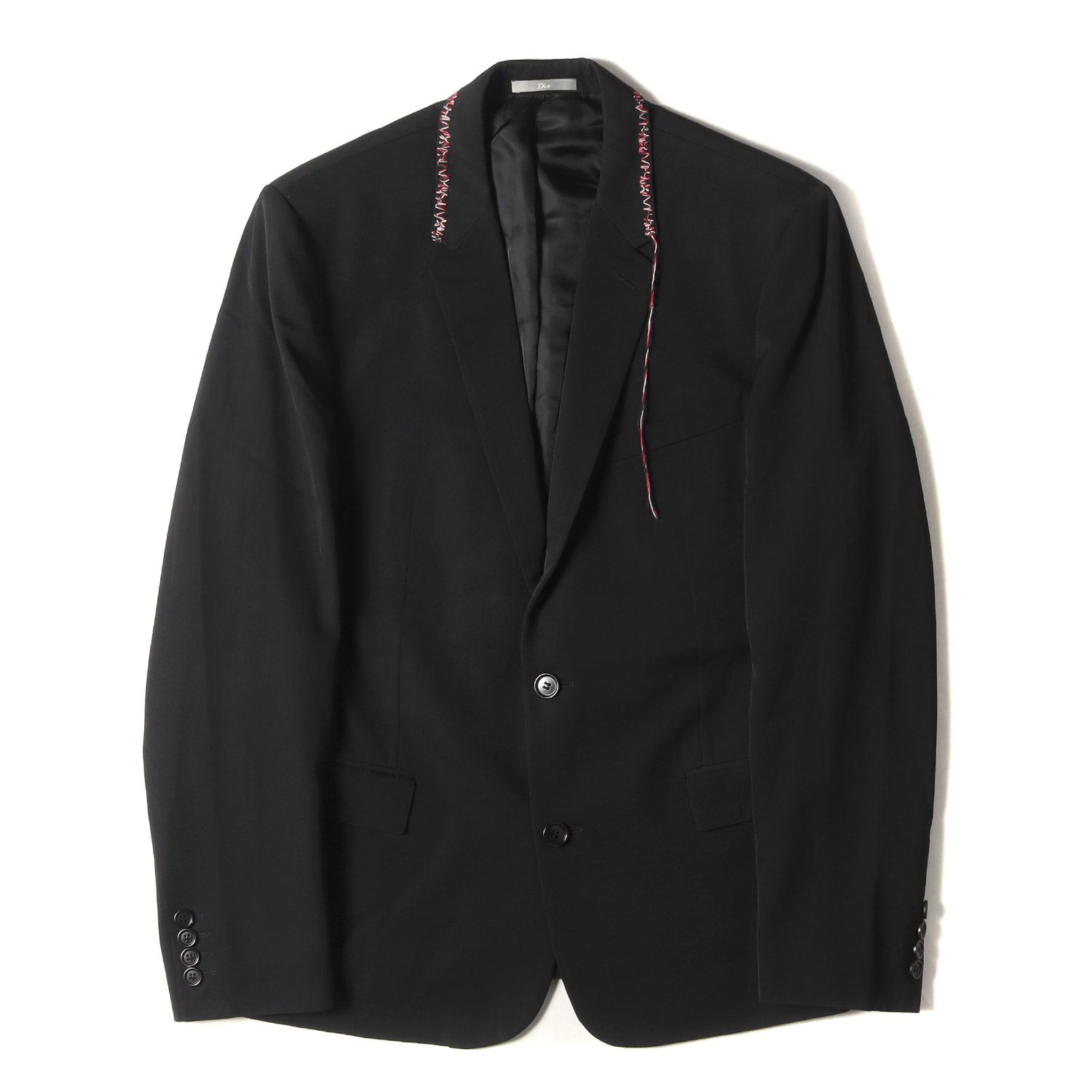 ✨未使用に近い✨ Dior homme 黒 テーラードジャケット ブラック DIOR HOMME - Dior Homme ディオールオム テーラードジャケット